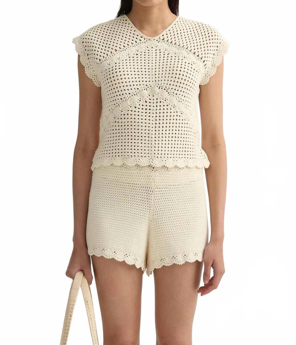 NEW POSSE dylan top in cream